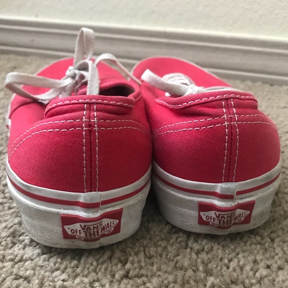 Red Vans - Authentic Style - Picture 2 of 4